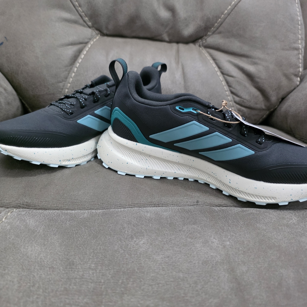 Adidas Runfalcon 5 TR W Running Shoes. Black and Teal - Picture 2 of 5